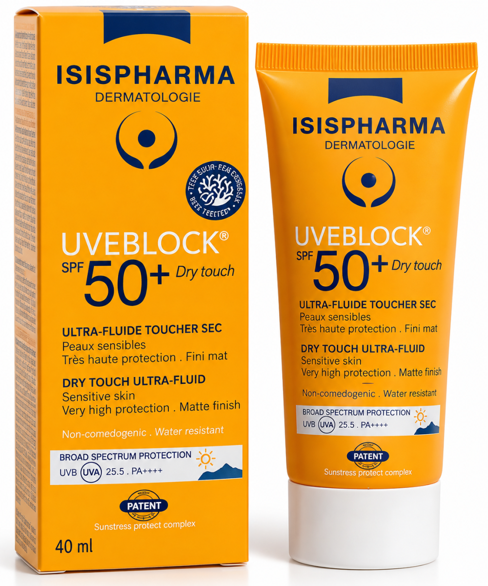 Uveblock SPF 50+ Dry Touch – Ultra-Fluid Toucher Sec