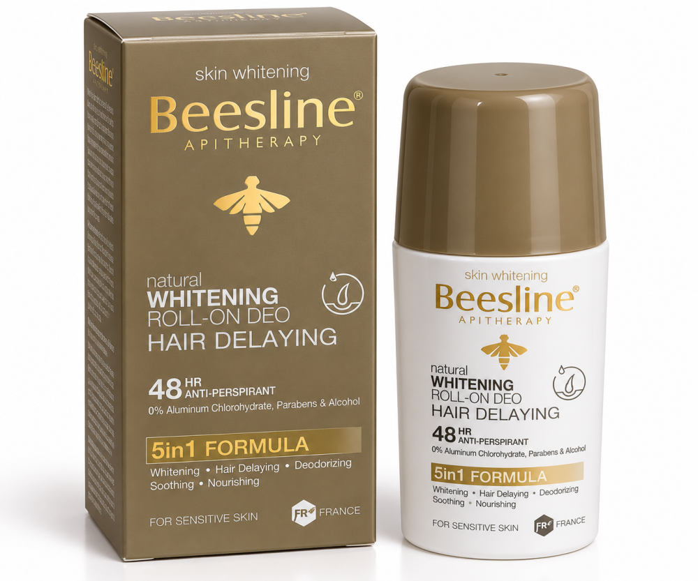 Beesline Whitening Roll-On Deo – Hair Delaying