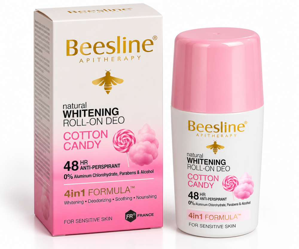 Beesline Whitening Roll-On Deo – Cotton Candy