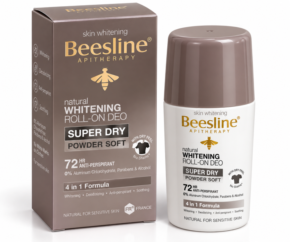 Beesline Whitening Roll-On Deo – Super Dry Powder Soft