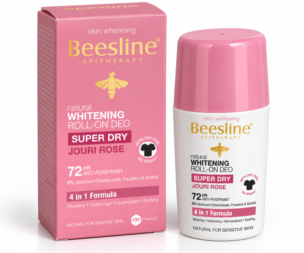 Beesline Natural Whitening Roll-On Deo – Super Dry Jouri Rose